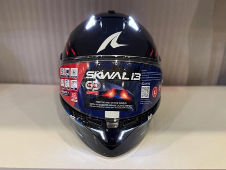 Kask Shark Skwal İ3 Lıght-Blur Siyah/Kırmızı/Mavi