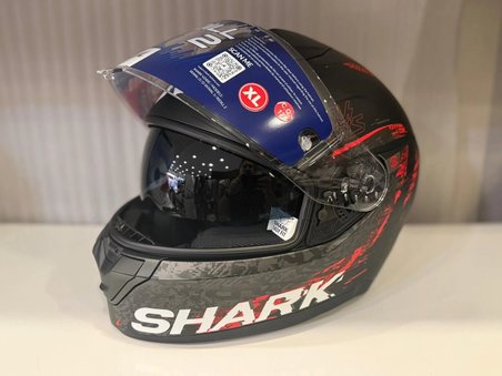 Kask Shark Rıdıll 2 SPEED-VIB Matte Black Anthracite Red
