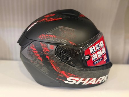 Kask Shark Rıdıll 2 SPEED-VIB Matte Black Anthracite Red