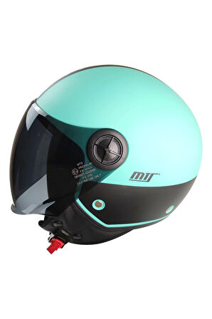 KASK MTS FX-101 MAT MİNT/SİYAH ÇENESİZ