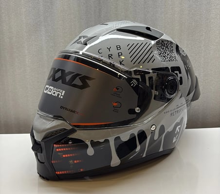 axxis kask ff132 fenix cyberpunk c4 parlak