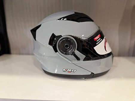 KASK CRN 925 ÇENE AÇILIR NARDO GRİ