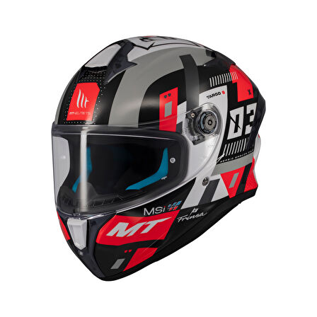 KASK MT HELMETS TARGO S B5 KIRMIZI SERGİO GARCIA