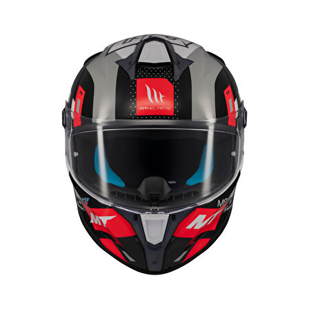 KASK MT HELMETS TARGO S B5 KIRMIZI SERGİO GARCIA