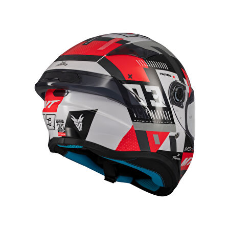 KASK MT HELMETS TARGO S B5 KIRMIZI SERGİO GARCIA