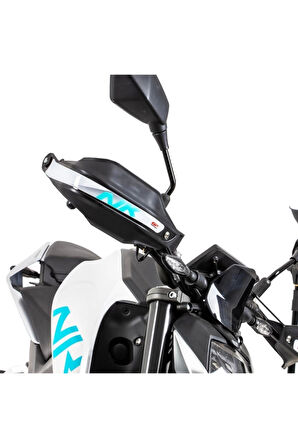 GP Kompozit CF Moto 250 NK 2018-2022 Uyumlu Plastik Elcik Koruma Siyah TURKUAZ