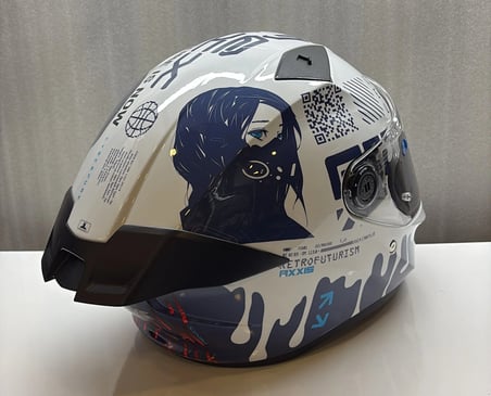 axxis kask ff132 fenix cyberpunk a7 parlak