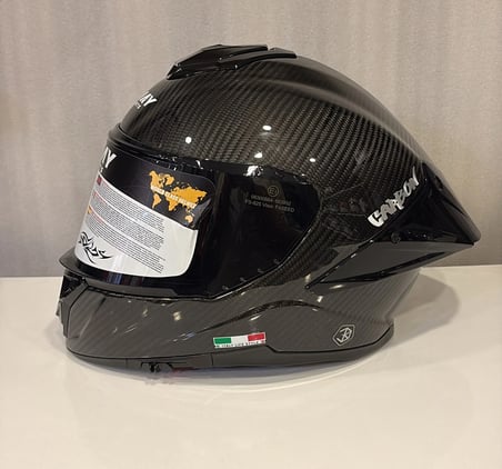 KASK SWAY 861F D CARBON PARLAK SİYAH