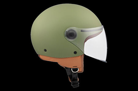 Kask Mt Helmets Street S A6 Mat Yeşil Çenesiz