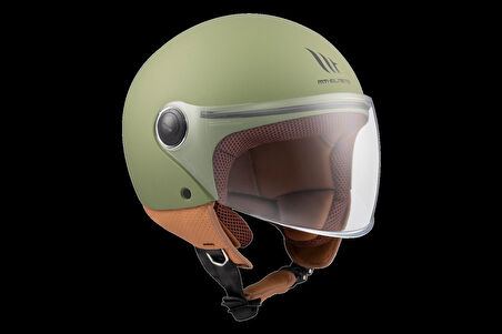 Kask Mt Helmets Street S A6 Mat Yeşil Çenesiz