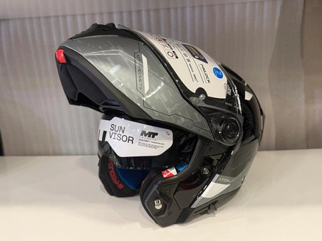 KASK MT ATOM 2 HİGHLANDS C2 PARLAK GRİ