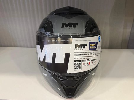 KASK MT ATOM 2 HİGHLANDS C2 PARLAK GRİ