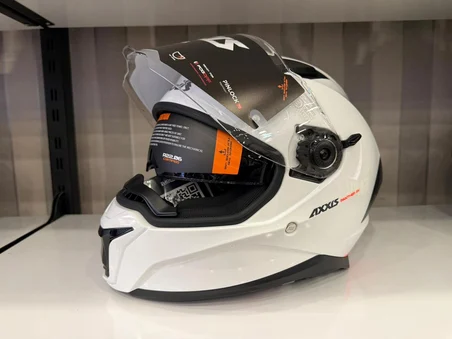 AXXIS KASK PANTHER SV SOLID A0 PARLAK BEYAZ