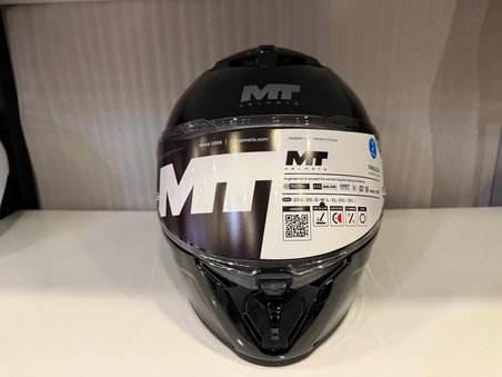 KASK MT THUNDER 4R SV PURE PARLAK SİYAH