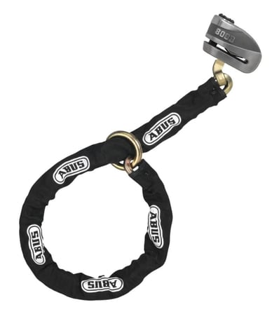 ABUS 8008 / 12KS120 — ALARMLI DİSK KİLİDİ VE ZİNCİR