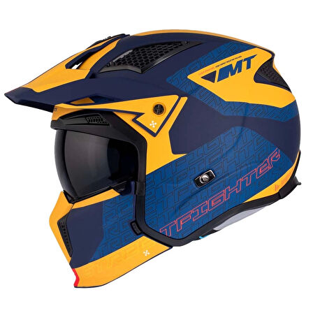 KASK MT STREETFİGHTER SV S TOTEM C3 MAT SARI