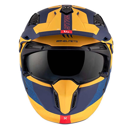 KASK MT STREETFİGHTER SV S TOTEM C3 MAT SARI