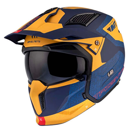KASK MT STREETFİGHTER SV S TOTEM C3 MAT SARI