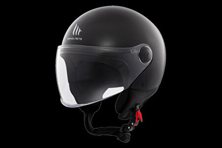 Kask Mt Helmets Street S A1 Mat Siyah Çenesiz