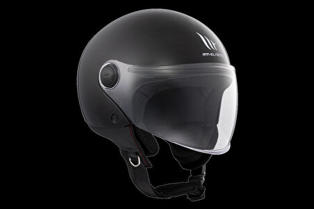 Kask Mt Helmets Street S A1 Mat Siyah Çenesiz
