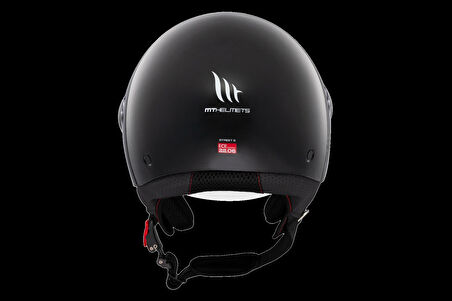 Kask Mt Helmets Street S A1 Mat Siyah Çenesiz