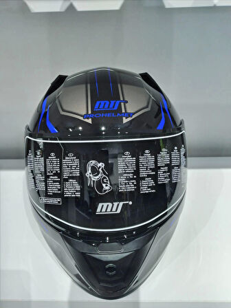 KASK MTS PRO 801 LEAD GÜNEŞ GÖZLÜKLÜ BLUE