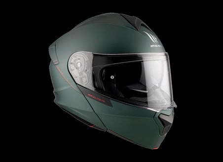 KASK MT GENESİS SV A2 ÇENE AÇILIR MAT YEŞİL