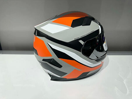 KASK SWAY SW 820 AIX FULL FACE GÜMÜŞ VİZÖR