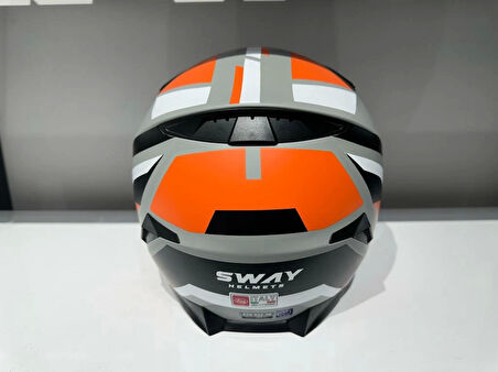 KASK SWAY SW 820 AIX FULL FACE GÜMÜŞ VİZÖR