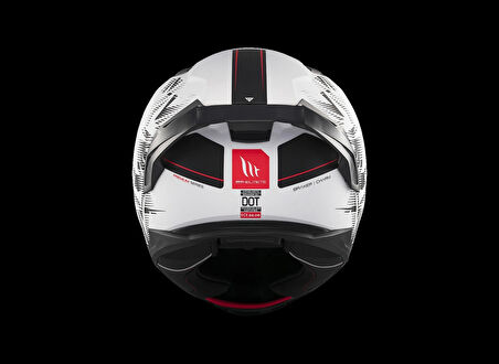 KASK MT BRAKER SV CHARM A1 MAT SİYAH/BEYAZ