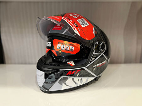 KASK MT THUNDER 4 SV RAINFOREST C2 PARLAK GRİ