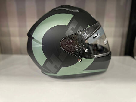 KASK HJC C10 KASK TEZ MC4SF MAT YEŞİL/SİYAH