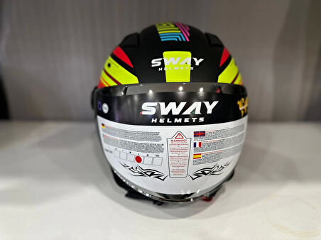 KASK SWAY SW 765 COLOUR FULL ÇENESİZ