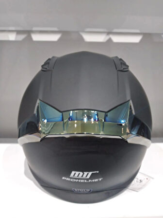 KASK MTS PRO 801 MAT SİYAH GÜNEŞ GÖZLÜKLÜ