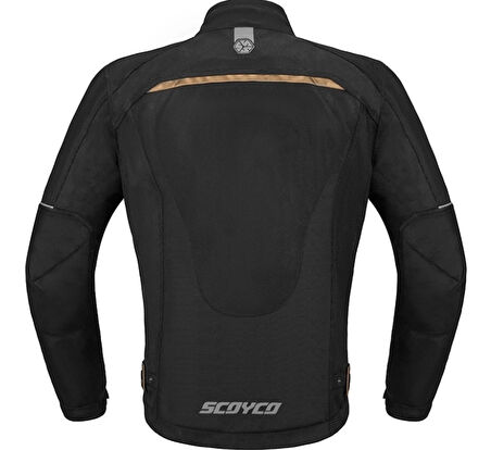 Scoyco JK194 Yazlık Fileli Motosiklet Montu Siyah/Gold
