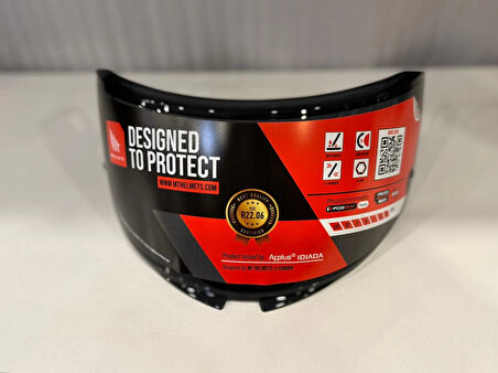 KASK CAMI MT V-35 DARK ATOM 2 (SİYAH)