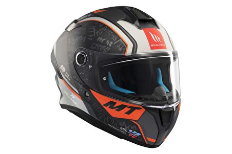 KASK MT HELMETS TARGO S B4 TURUNCU MAT IVAN ORTALA