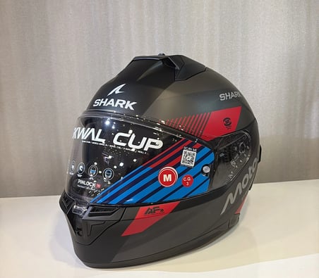 Kask Shark Skwal Cup Motogp Mat Kapalı Gri/Kırmızı