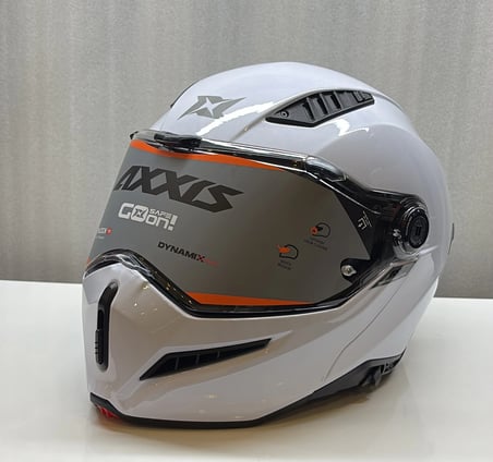 AXXIS KASK FU409SV GHOSTFIGHTER SV SOLID A0 PARLAK BEYAZ
