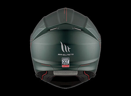 KASK MT GENESİS SV A2 ÇENE AÇILIR MAT YEŞİL