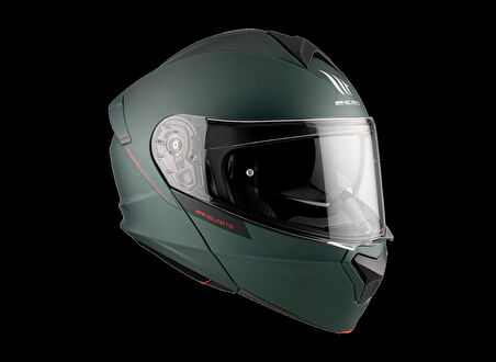 KASK MT GENESİS SV A2 ÇENE AÇILIR MAT YEŞİL