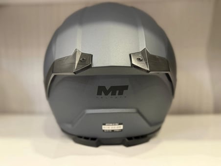 KASK MT ATOM 2 A2 PURE MAT GREY ÇENE AÇILIR