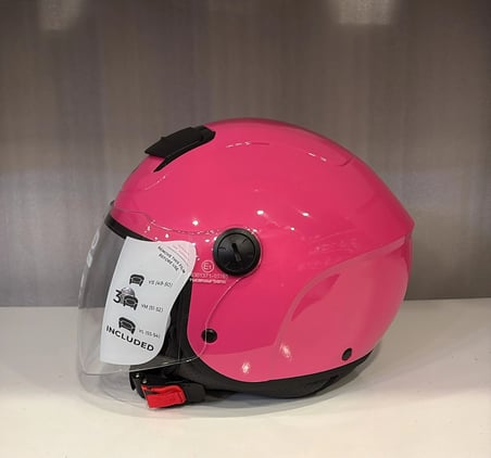 KASK TUCANO URBANO EL KID YARIM ÇOCUK KASKI PEMBE