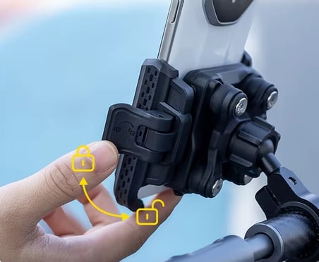 SMNU N2 TELEFON TUTUCU 4 YASTIKLI AYNA ve GİDON BAĞLANTILI