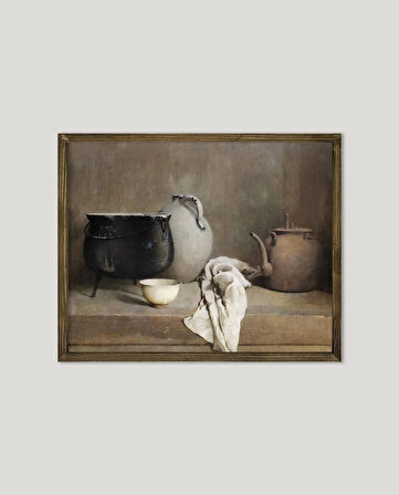 Testiler Çerçeveli Poster