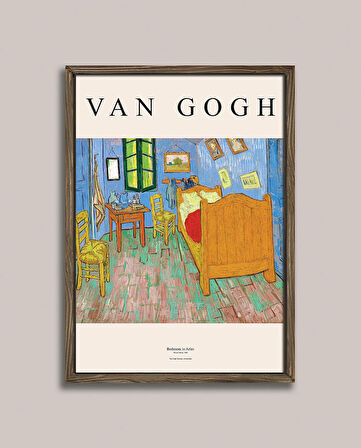 Van Gogh - Arles'teki Yatak Odası Çerçeveli Tablo