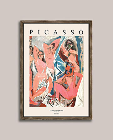 Picasso - Avignonlu Kızlar Çerçeveli Tablo