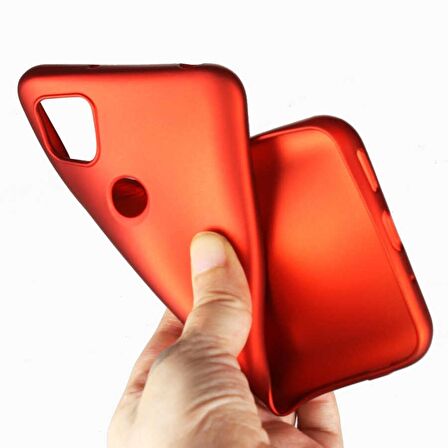 Smcase Xiaomi Redmi 9C Kılıf Lüks Mat Silikon  Nano Ekran Koruyucu