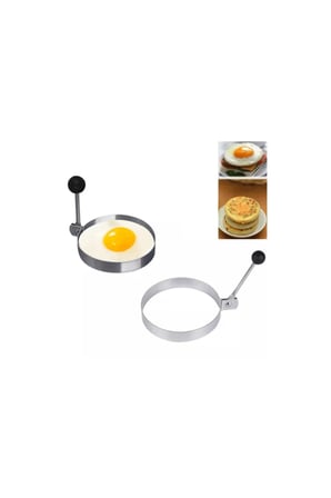 Yuvarlak  Metal Omlet Yumurta ve Krep Kalıpları