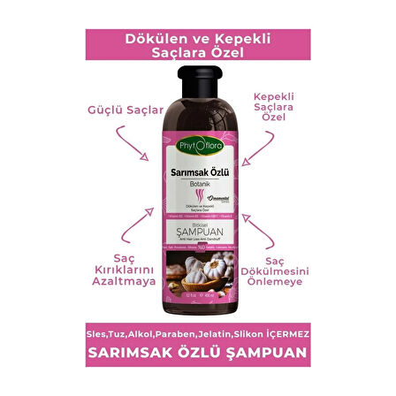 Phytoflora Sarımsak Özlü Botanik Özlü Bitkisel Şampuan 400 ML